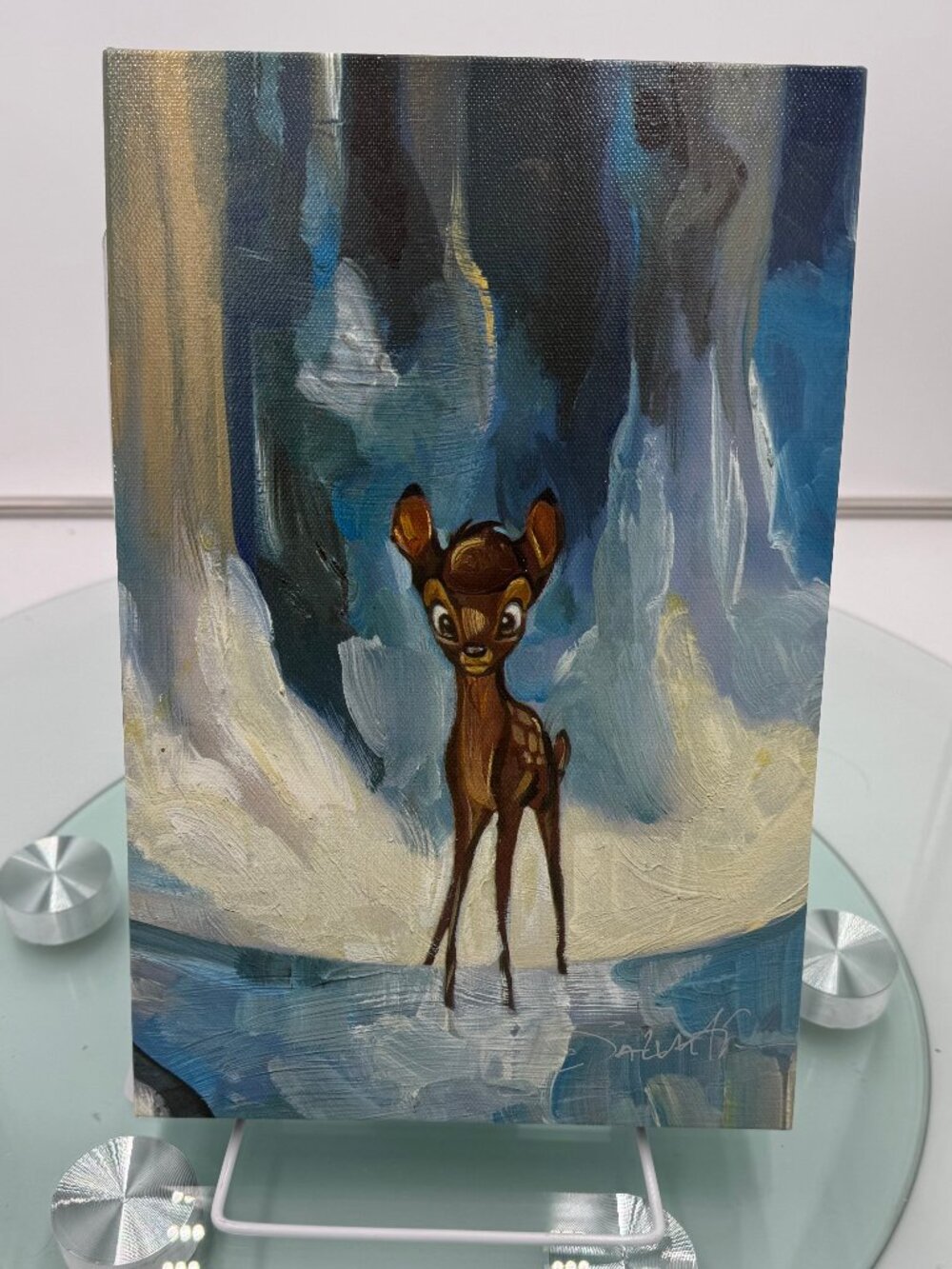 Disney Bambi "Alone In The Woods" Mini Canvas Art by Jim Slavati